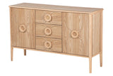 MDF Brown 130x38x80 cm Sideboard