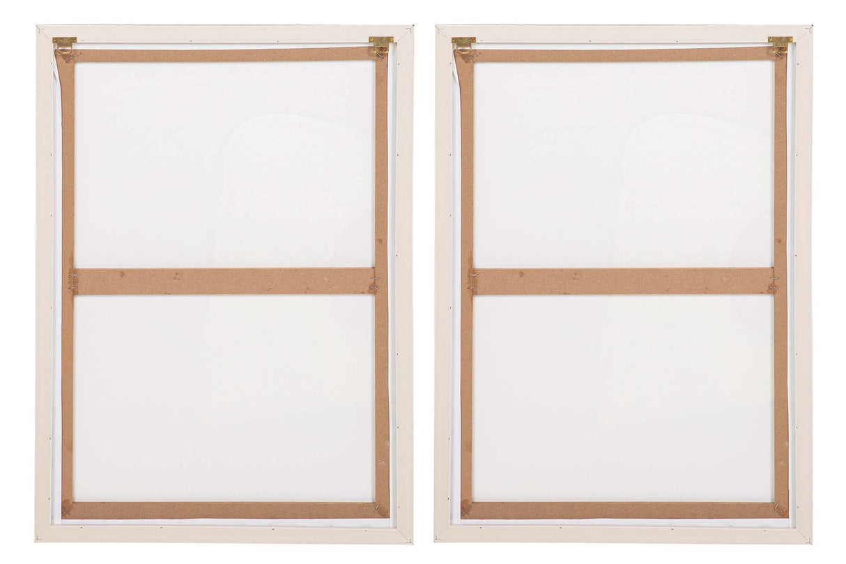 SET 2 CUADROS CON RELIEVE 50x3x70 CM