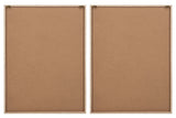 SET 2 CUADROS CON RELIEVE 60x3x80 CM