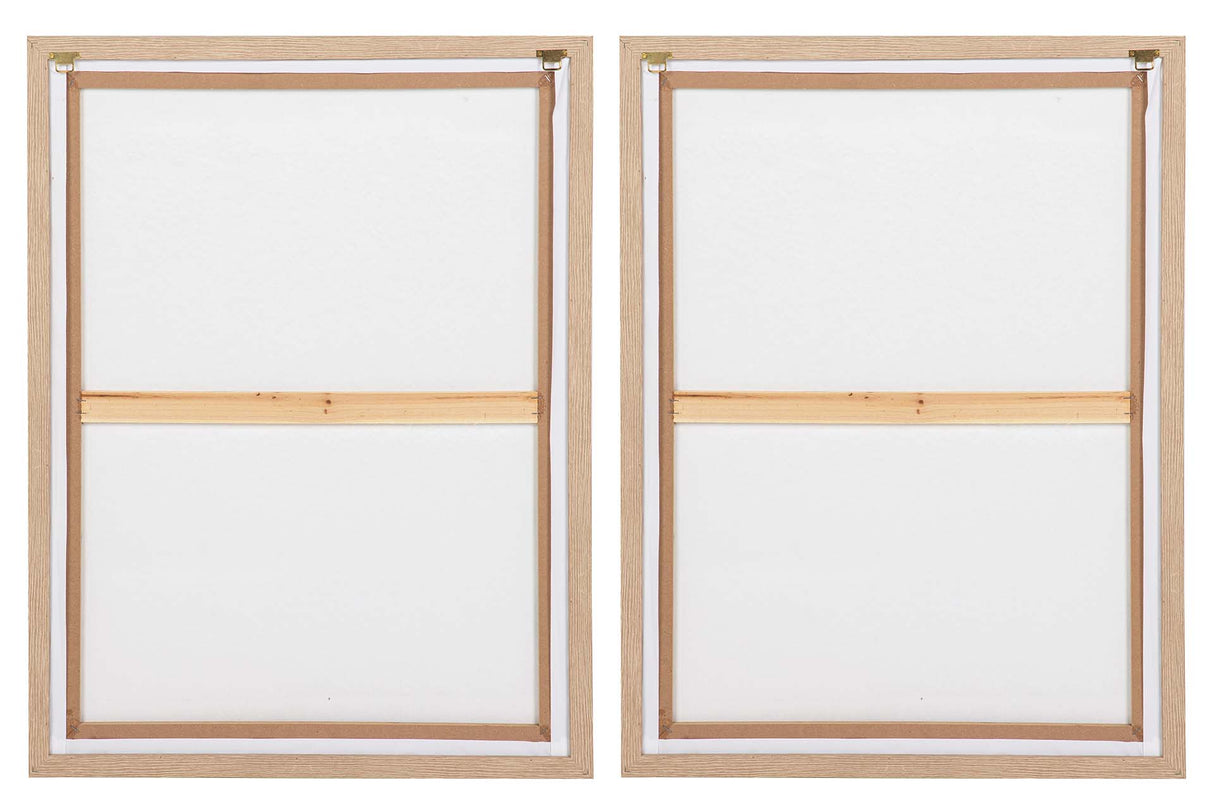 SET 2 CUADROS 50% PINTADO A MANO 60x3x80 CM