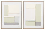 SET 2 CUADROS 50% PINTADO A MANO 60x3x80 CM