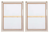SET 2 CUADROS 50% PINTADO A MANO 60x3x80 CM