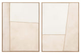 SET 2 CUADROS CON RELIEVE 60x3x80 CM