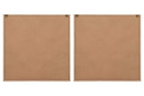 SET 2 CUADROS PAPEL ARROZ CON RELIEVE 80x3x80 CM