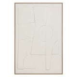 CUADRO ABSTRACTO CON RELIEVE 80x4x120 CM