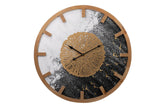 RELOJ PARED METAL MDF 60x5x60 CM