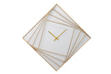 Horloge murale en métal mdf 85x6x85 cm