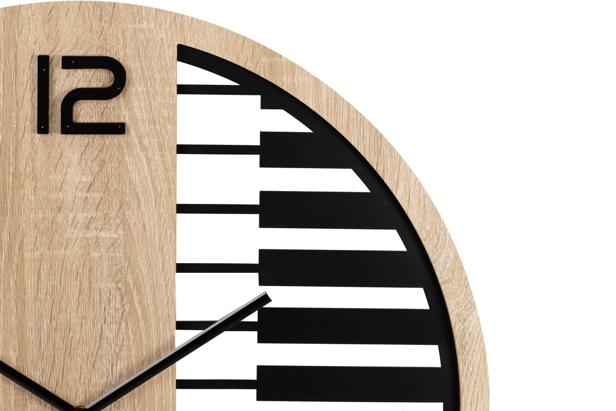 RELOJ PARED METAL MDF 60x5x60 CM