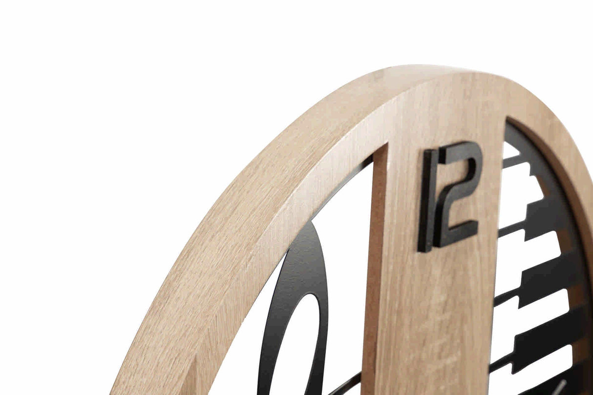 RELOJ PARED METAL MDF 60x5x60 CM