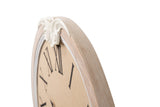 Horloge murale en bois 60x5x60 cm