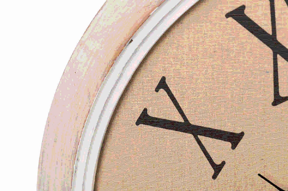 Horloge murale en bois 60x5x60 cm