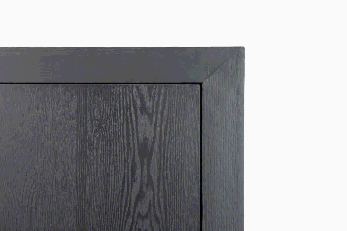 Cabinet Black-Dorado 100x45x160 cm