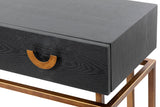 Console en bois noir-Dorado 80x35x77.3 cm