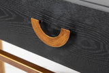 Console in legno Black-Dorado 80x35x77.3 cm