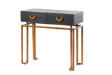 Console in legno Black-Dorado 80x35x77.3 cm