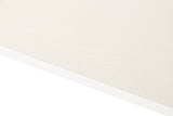 MESA COMEDOR MDF METAL BLANCA DORADA 180x90x75 CM