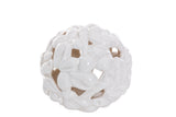 Portavelas Ball Porcelain Conchas 13x13x12 cm