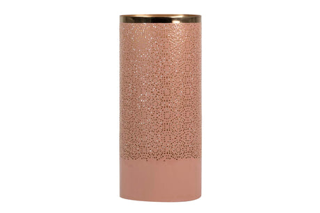 Pink Metal Paraguero 20x20x45 cm