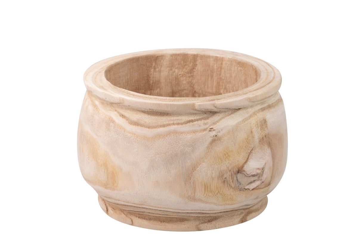 Paulownia Wood Macero 23x23x15 cm