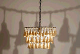 Lampada del tetto Beige 45x45x146 cm