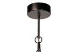 Lampe à toit en métal doré 41x41x42