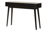 Mdf pino preto preto 106x30x75 cm console