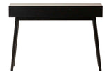 Mdf pino preto preto 106x30x75 cm console