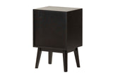 MESITA MDF PINO MARRON NEGRO 40x32x61 CM