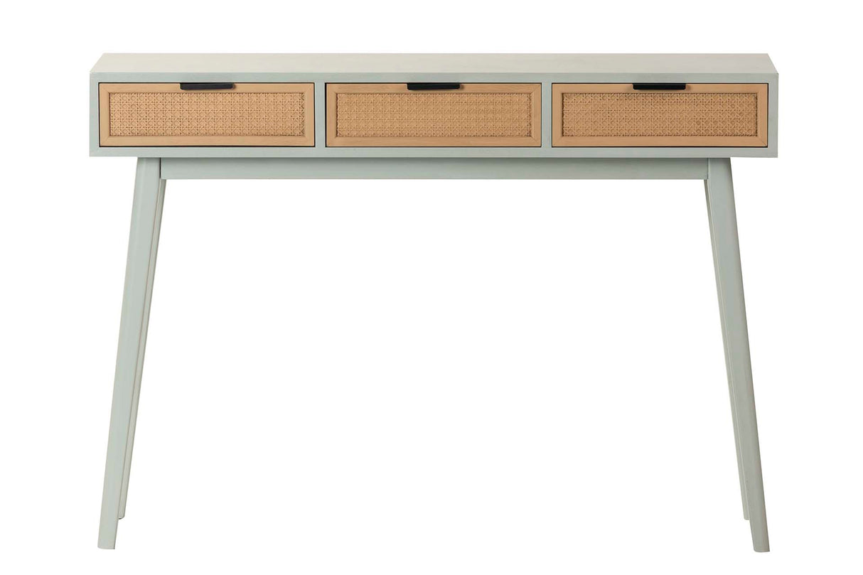 Console gris brun MDF 106x30x75 cm