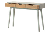 Console gris brun MDF 106x30x75 cm