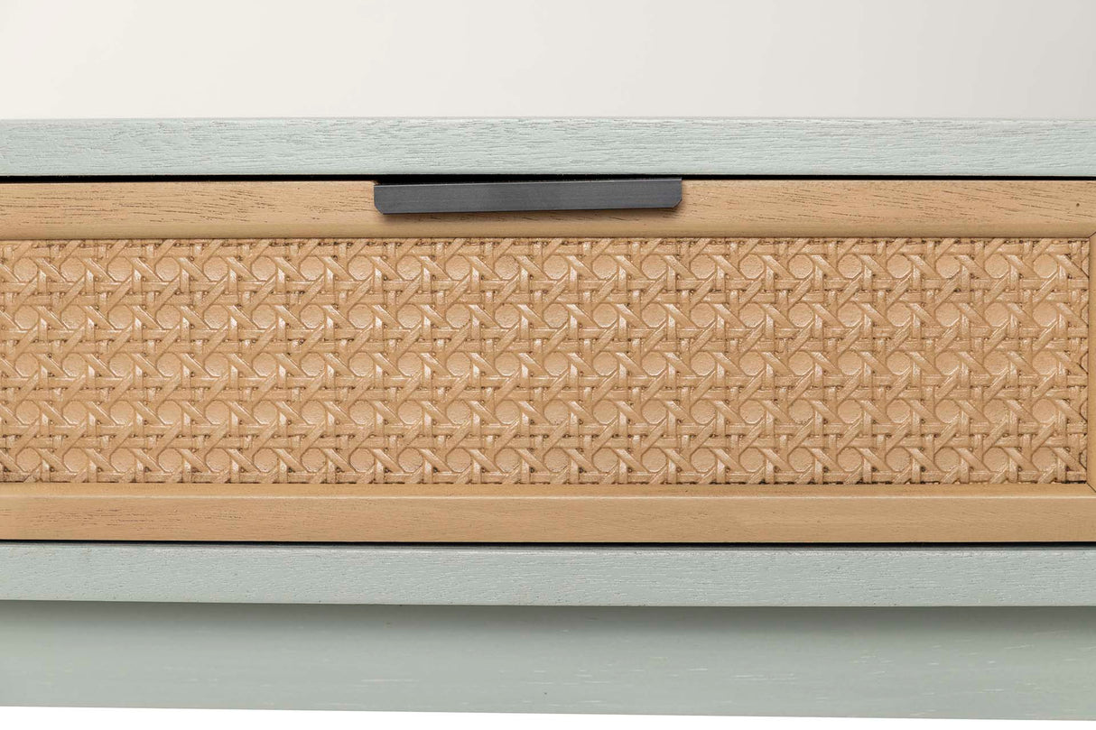 Console gris brun MDF 106x30x75 cm