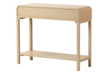 Console MDF natutal natutal nere 90x32x75 cm