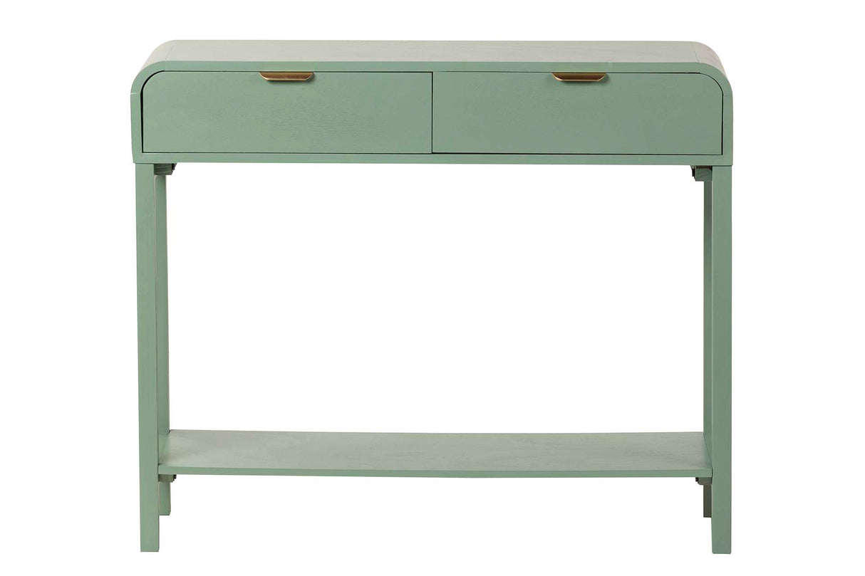 Console Golden Green Pino MDF 90x32x75 cm