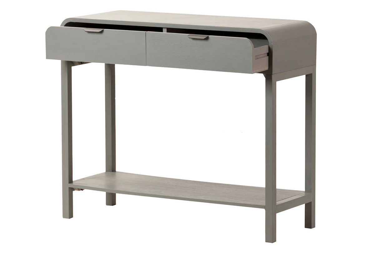 Console Pino grigio nero 90x32x75 cm