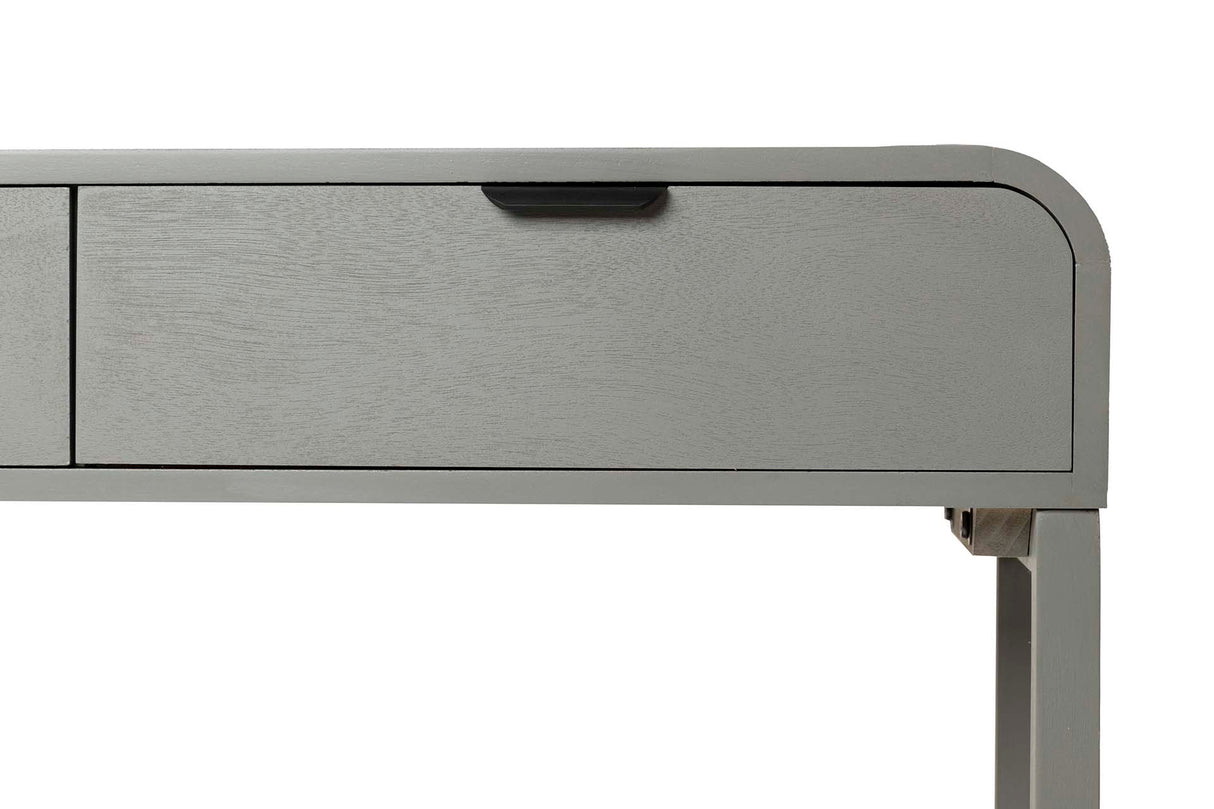 Console Pino grigio nero 90x32x75 cm