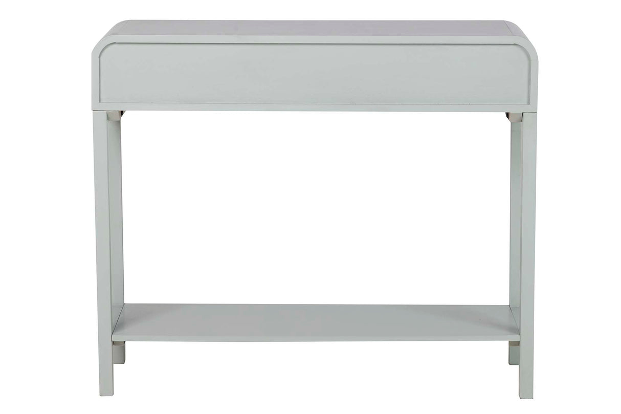 Console Pino MDF verde dourado 90x32x75 cm