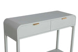 Console Pino MDF verde dourado 90x32x75 cm