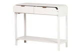 Console Pino MDF branco Golden White 90x32x75 cm