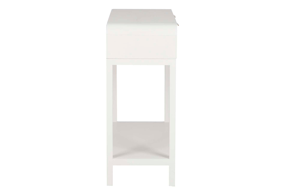 Console Pino MDF branco Golden White 90x32x75 cm