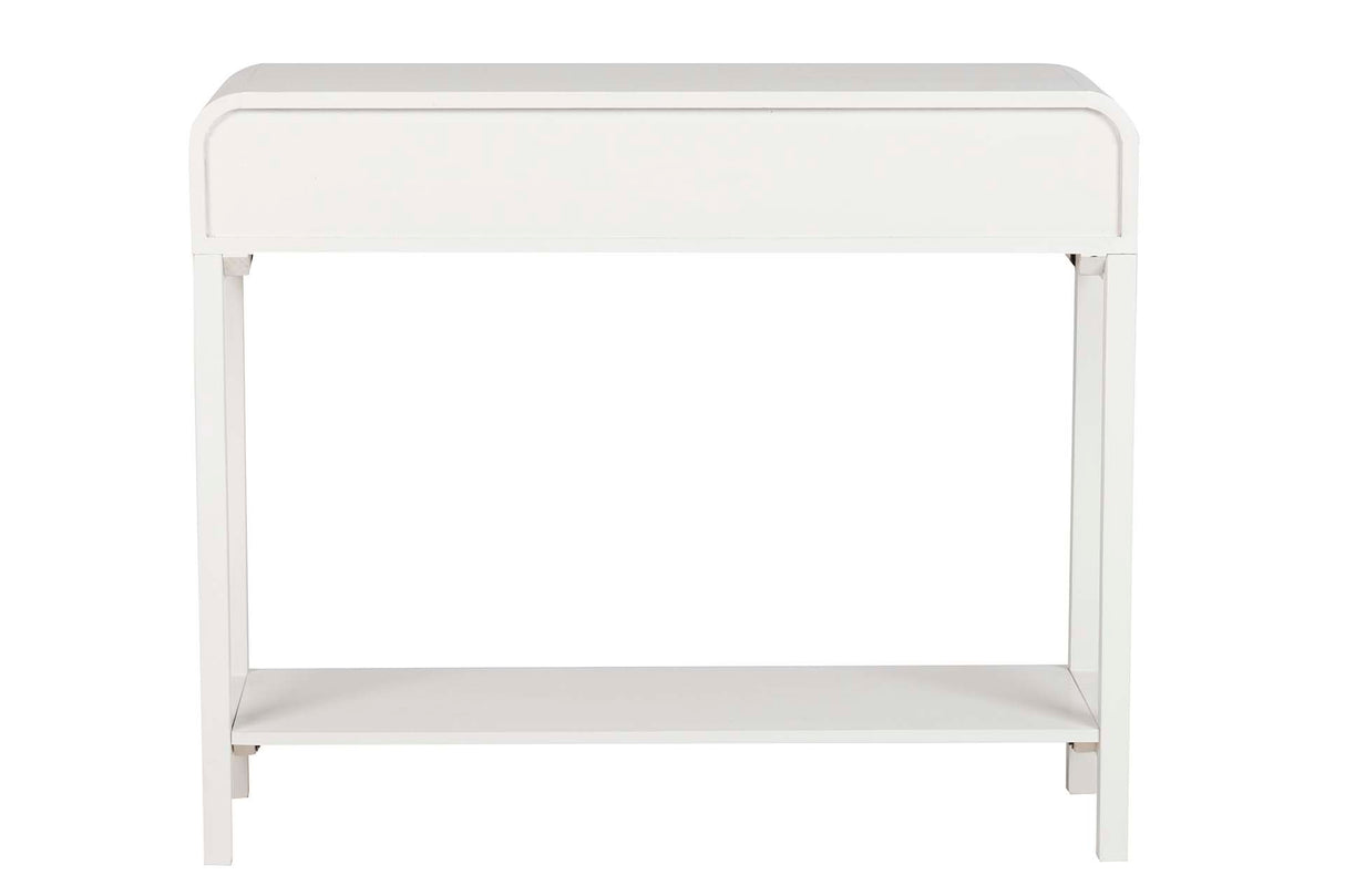 Console Pino MDF branco Golden White 90x32x75 cm