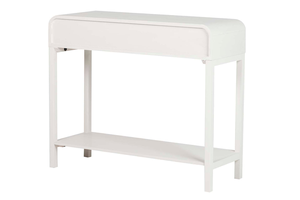 Console Pino MDF branco Golden White 90x32x75 cm