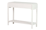 Console Pino MDF branco Golden White 90x32x75 cm