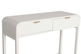 Console Pino MDF branco Golden White 90x32x75 cm