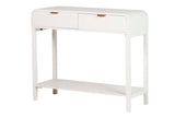 Console Pino MDF branco Golden White 90x32x75 cm