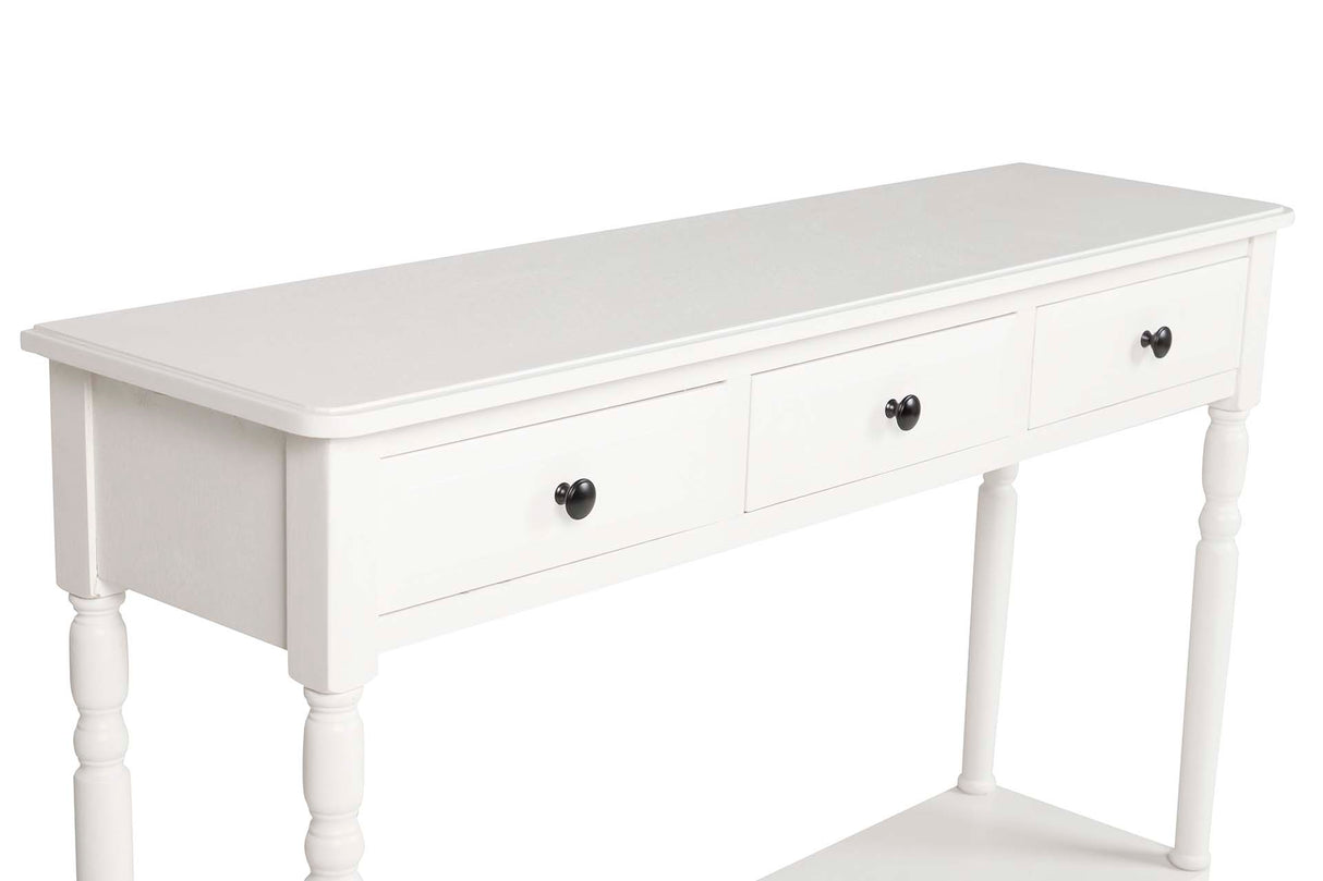 MDF Pino White Console 110x32x75 cm