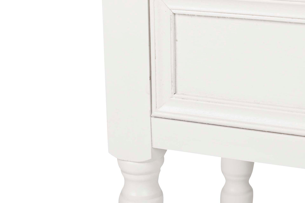 MDF Pino White Console 90x30x75 cm