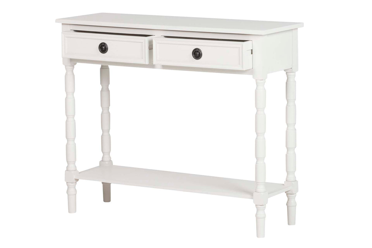 MDF Pino White Console 90x30x75 cm