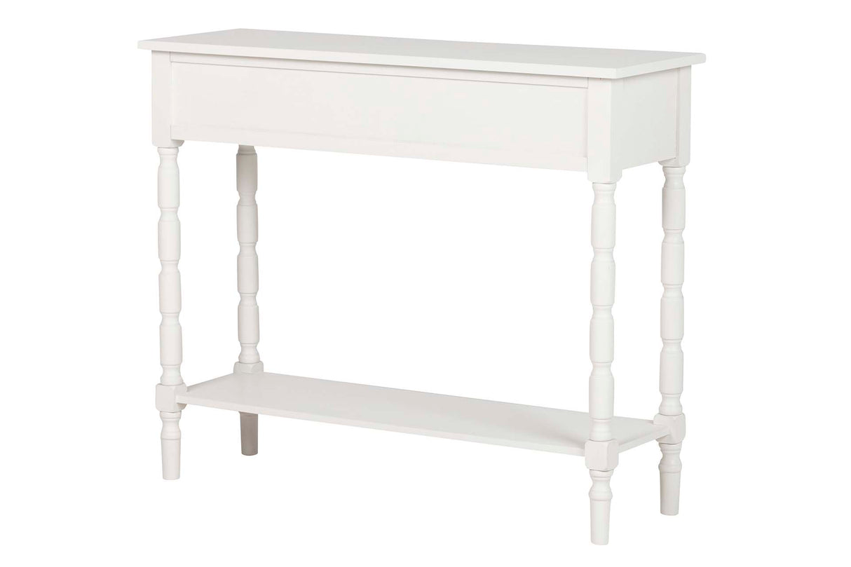 MDF Pino White Console 90x30x75 cm