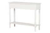 MDF Pino White Console 90x30x75 cm