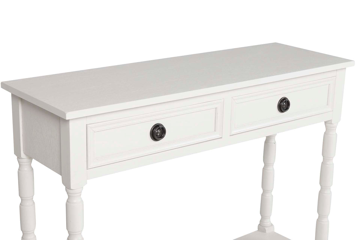 MDF Pino White Console 90x30x75 cm